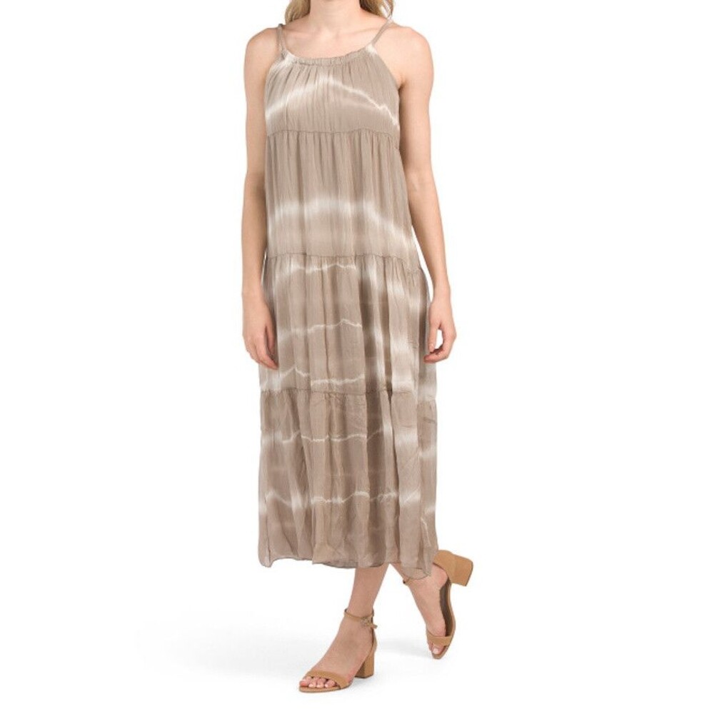 Elena Baldi Tie Dye Midi Dress